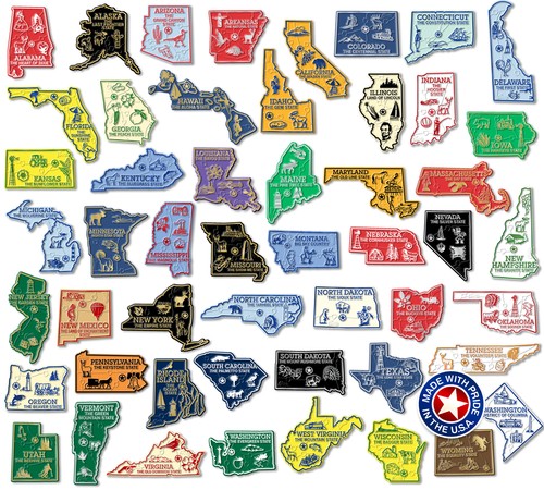 Original state magnet - state, set