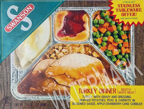 1970 swanson turkey - turkey, dinner